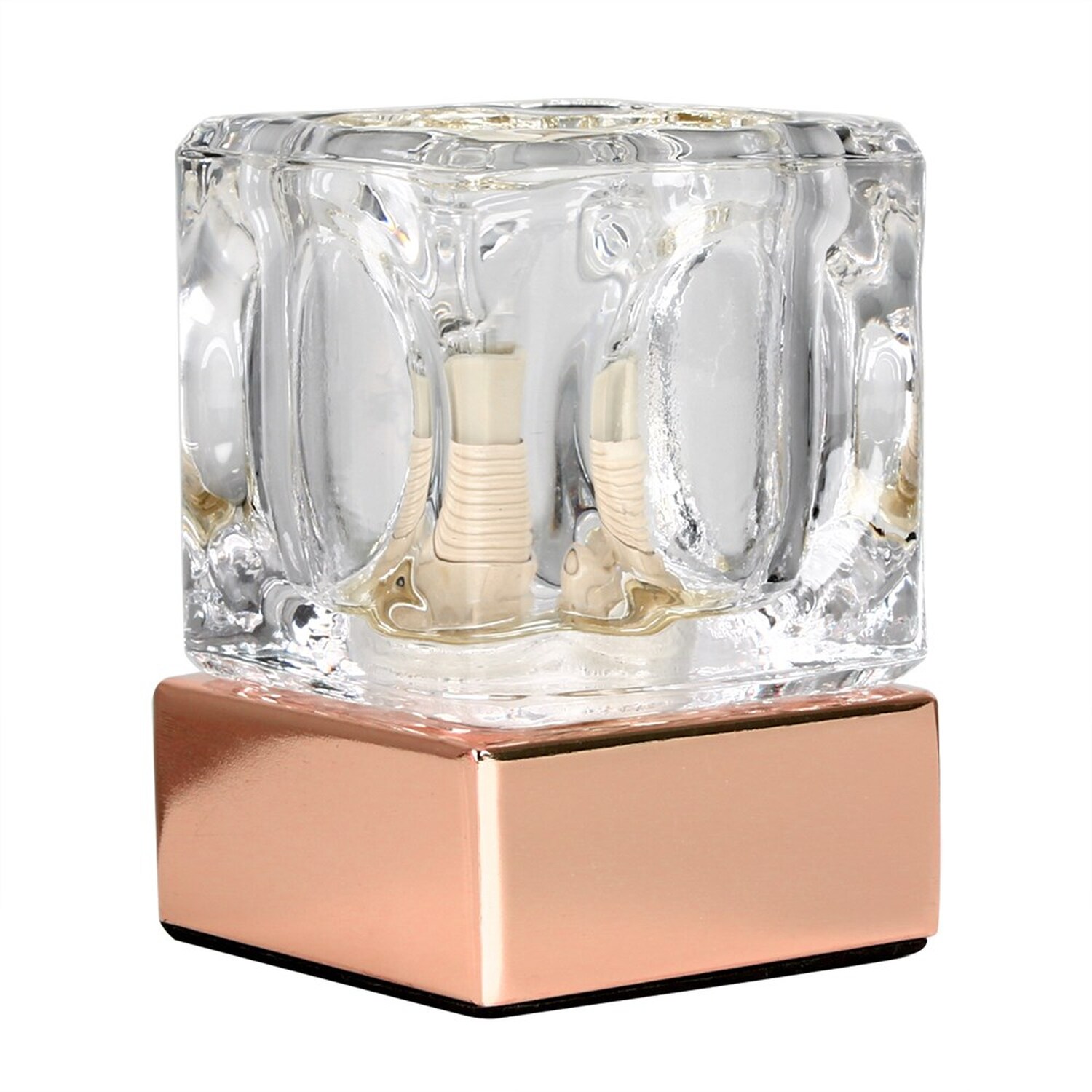 Ice Cube Table Lamp - Touch - Copper
