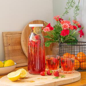LAV Fonte Optic Glass Carafes - 1.2L - Pack of 6