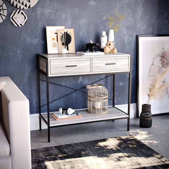 Brooklyn 2 Drawer Console Table