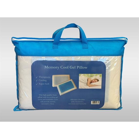 Memory Foam Pillow with Cooling Gel