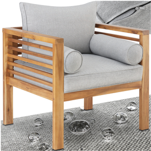 Garden Chair Boka - Armchair With Thick Cushions