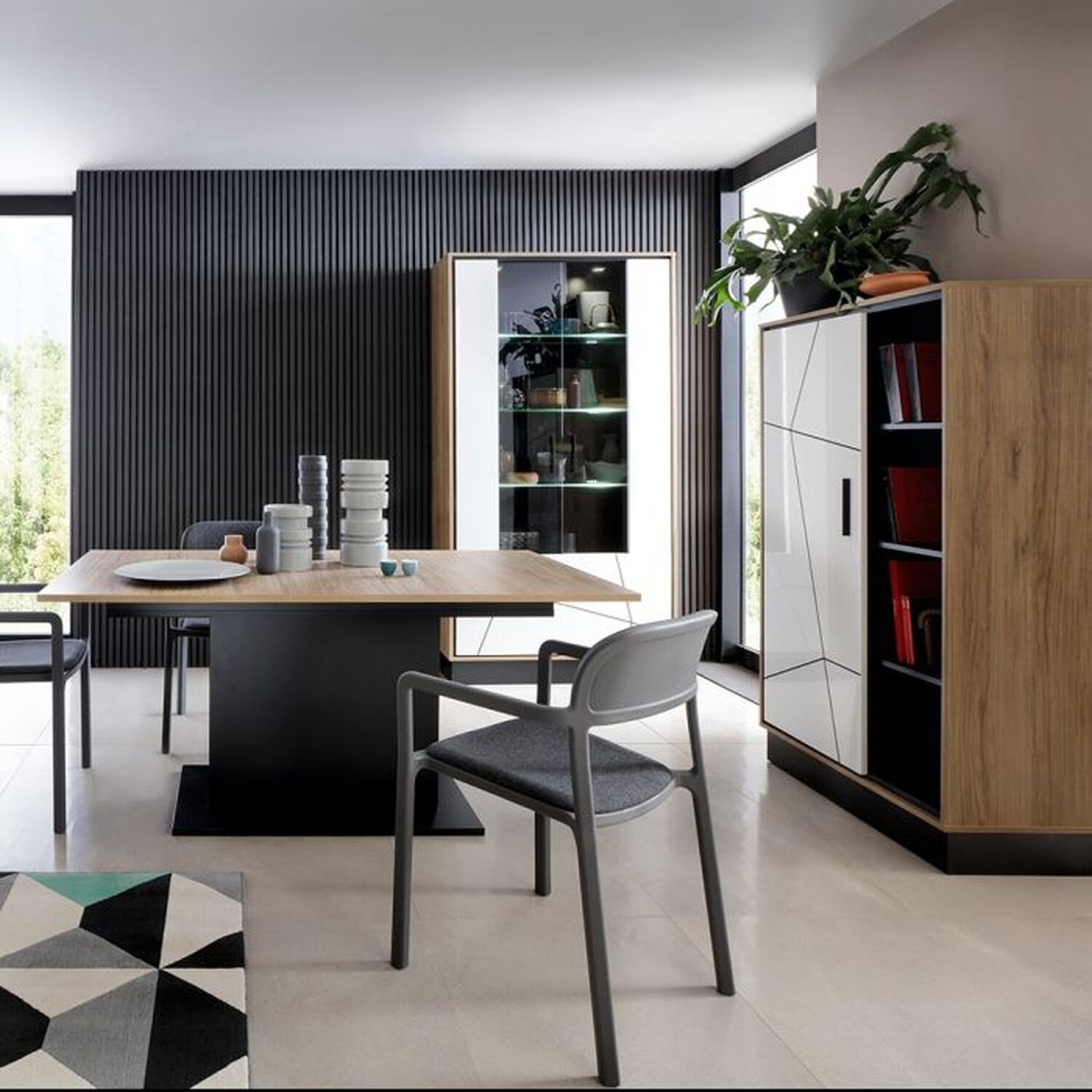 Brolo Extending Dining Table - Brown