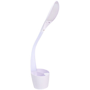 LED Lamp with Organiser with Flexible Neck and Dimmer