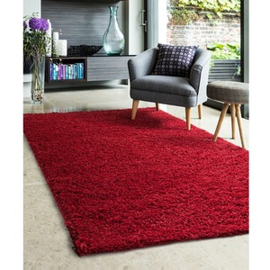 Super Soft Venus Shaggy Coral Area Rug
