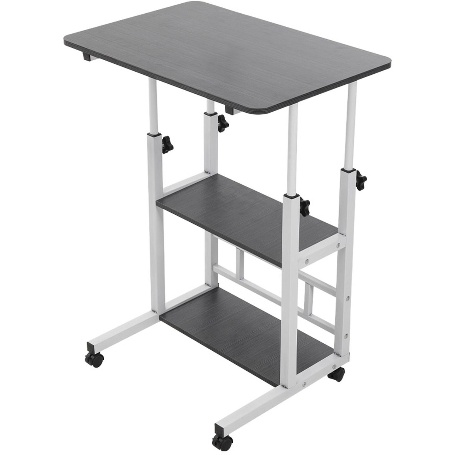 Overarching Table Height Adjustable Mobile Overbed Table