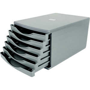 Grey / 21.2cm / 6 Desktop Drawer Tower Set shot 7965316