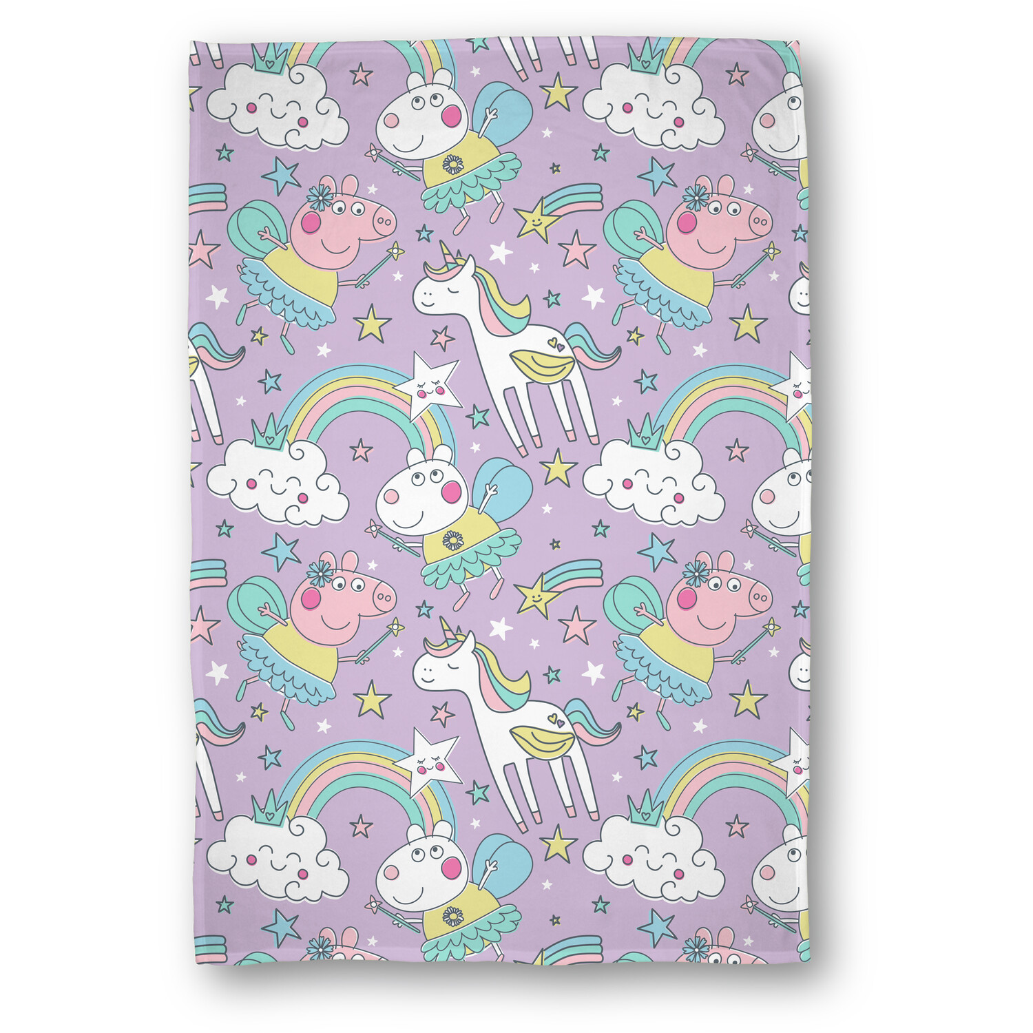 Peppa Pig Bedtime Throw - Lilac