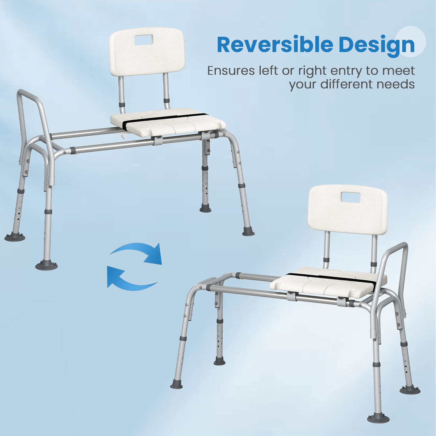 Sliding Tub Transfer Bench Bathtub Chair