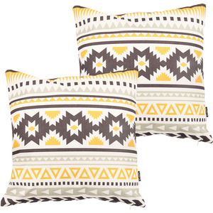 Aztec Pattern Outdoor Cushion (Set of 2)
