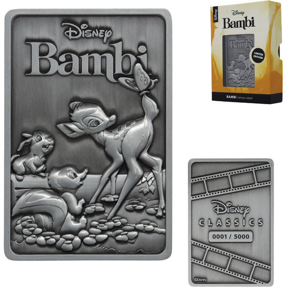 Disney Limited Edition Bambi Collectible Metal Ingot