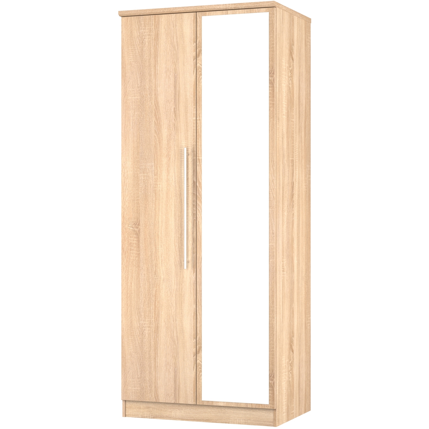 Sherwood Ready Assembled 2 Door Mirrored Robe