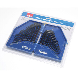 Hilka 30 Piece Hex Key Set in Folding Case