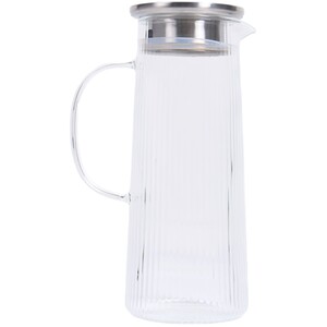 Ribbed Glass Jug 1.3L