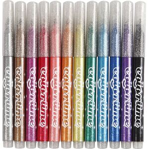 Colortime Glitter Marker 12 pc