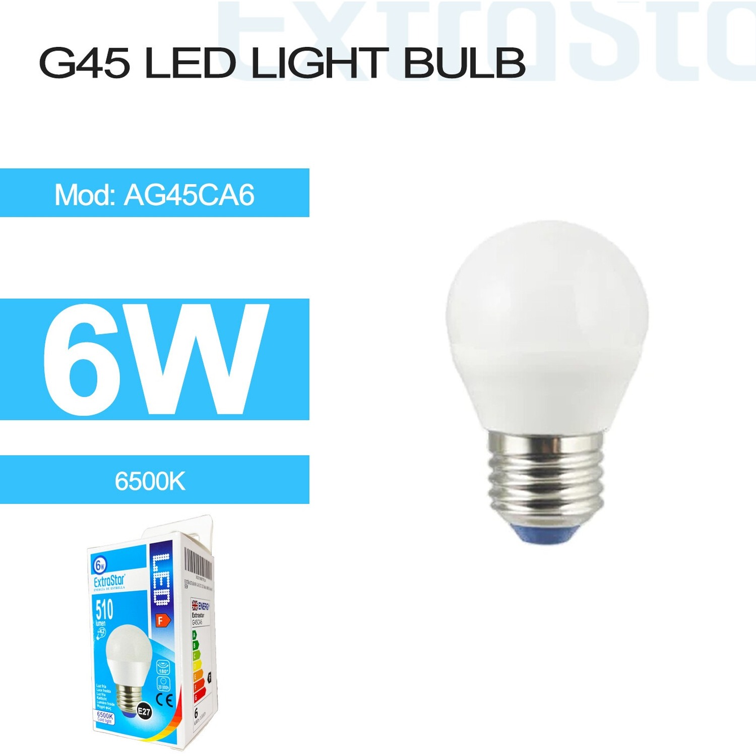 Image of 6W LED Ball Bulb E27 -&hellip;