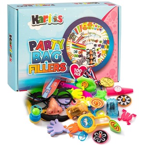 100 Pcs Assorted Party Bag Toys Kids Lucky Dip Gift Prizes