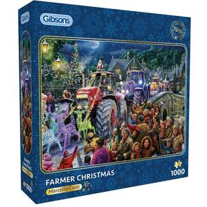 Farmer Christmas  Marcello Corti 1000 Piece Jigsaw Puzzle