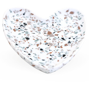 Heart Speckle Soap Dish