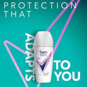 6 Sure Women Motion Sense AP Deodorant Rollon 72H Nonstop, Pure Fresh 50ml shot 11446433