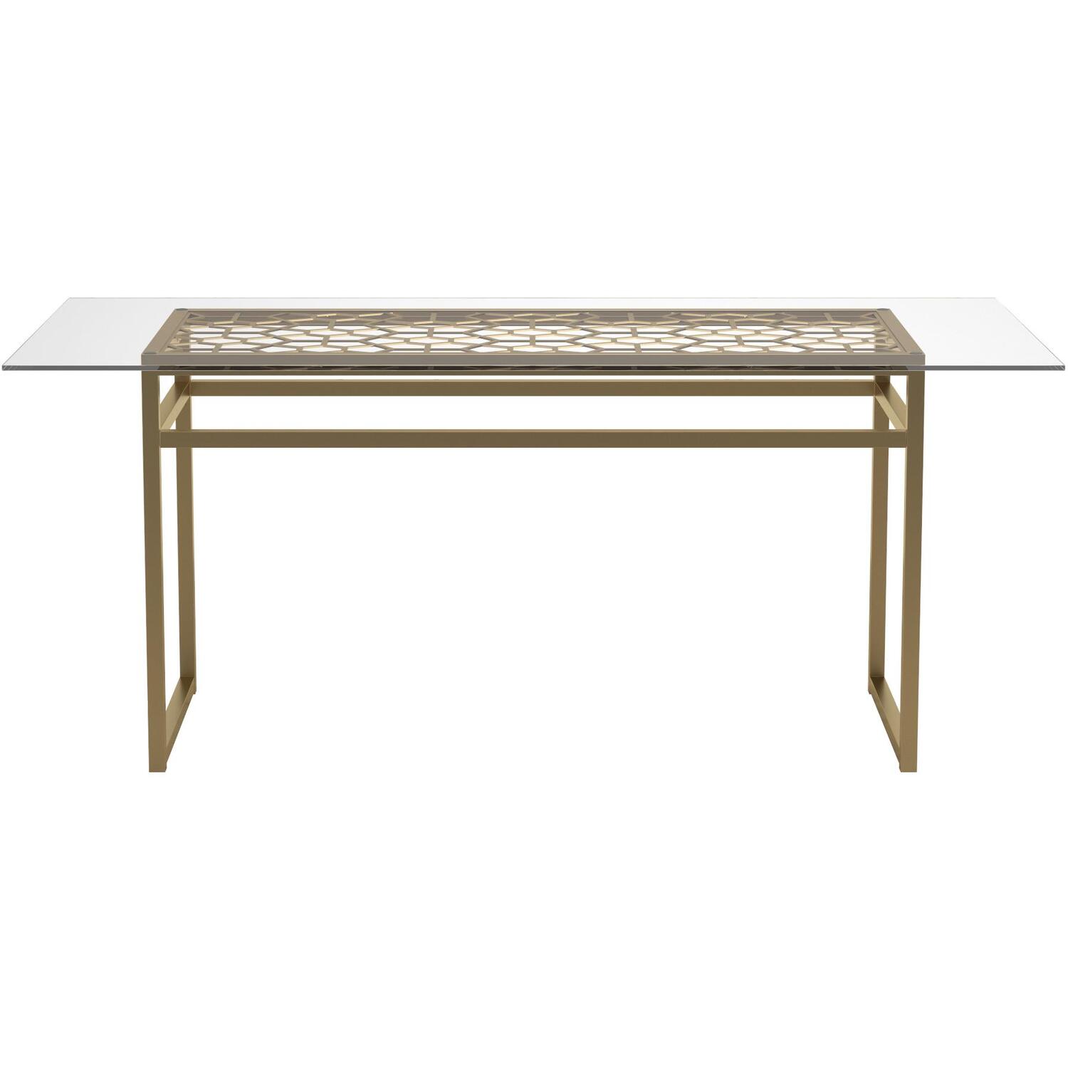 Dhp Juliette Dining Table Brass - Brass
