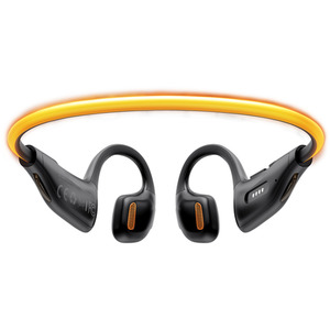 Orange Hakii Light II Open Ear Wireless MP3 Sports Headphones with LED Safety shot 11557314