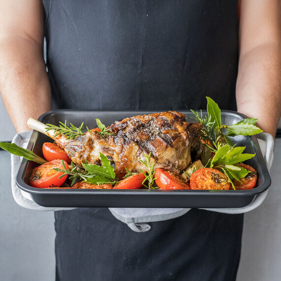 MasterClass Non-Stick Large Sloped Roasting Pan