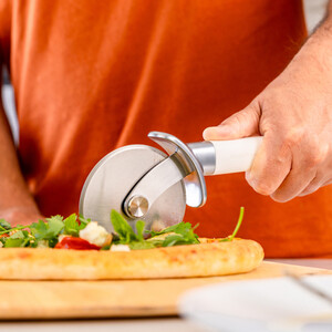 KitchenAid Pizza Wheel, Stainless Steel Pizza Cutter with Ergonomic Handle