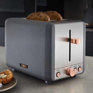 Cavaletto 2 Slice Toaster Grey
