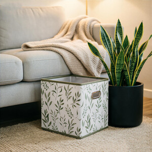 Leaf Design Storage Cube