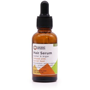 Organic Hair Serum Carrot Seed Argan Oil for Growth