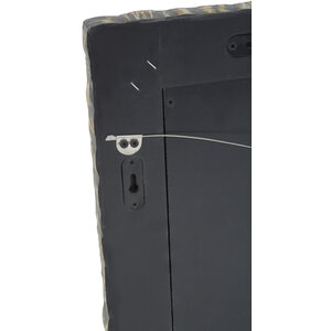 Brussels Baroque Rectangular Antique Grey Wall Mirror