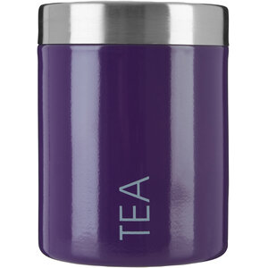 Purple Enamel Tea Canister