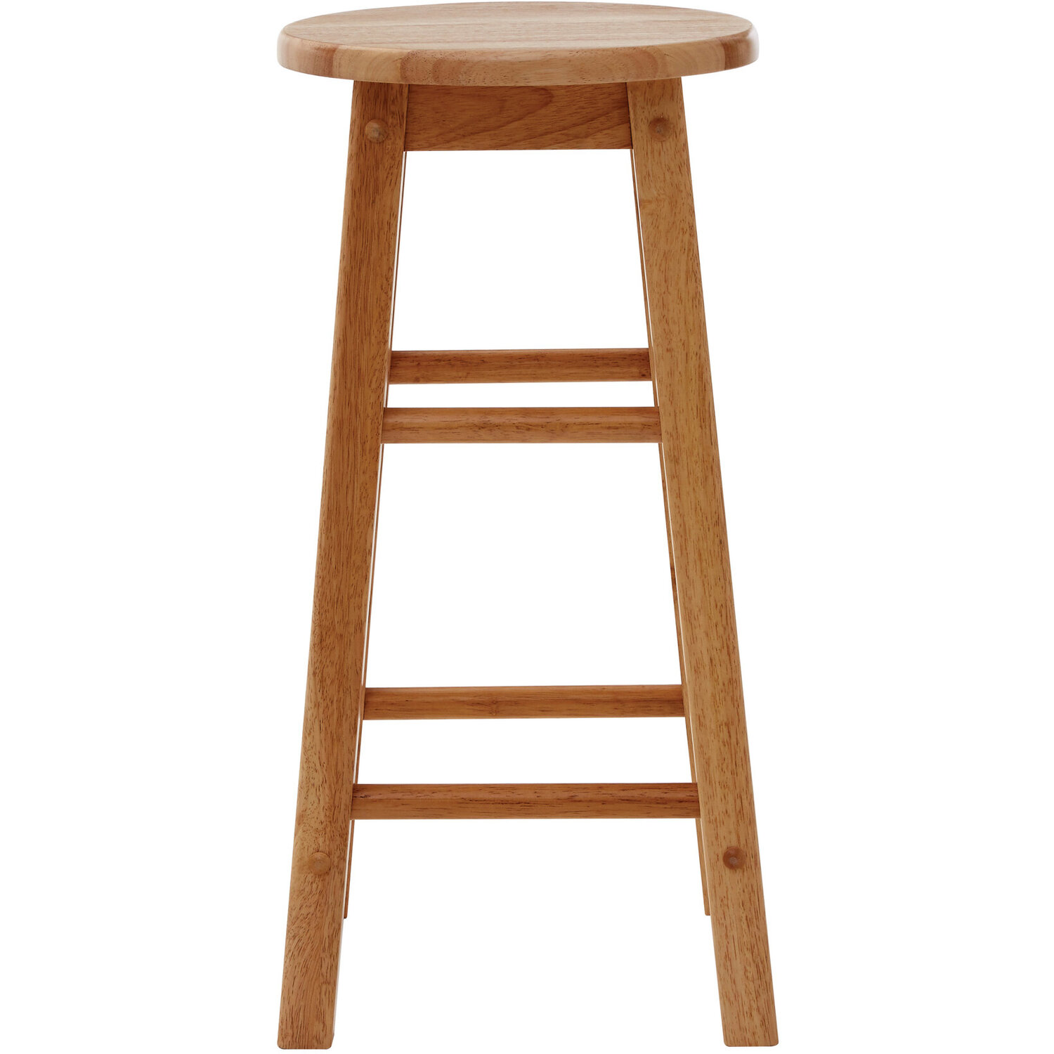 Selby Natural Tropical Hevea Wood Bar Stool - Natural