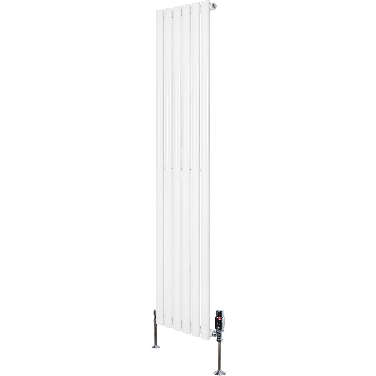 Monstershop White Oval Single Column Radiator & Valves – 1600Mm X 360Mm – - Image 3