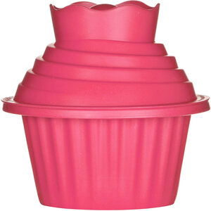 Hallie Hot Pink Giant Cupcake Silicone Mould Set