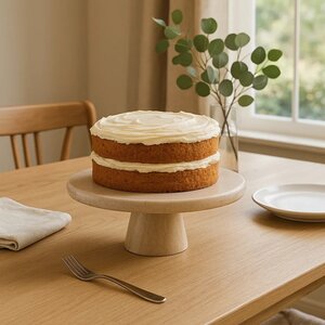 Himaya Champagne Marble Cake Stand