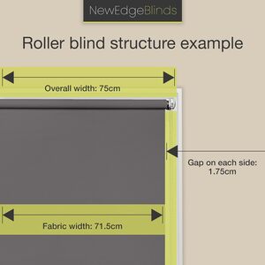 Oyster / 90 Thermal Blackout Roller Blinds shot 14603779
