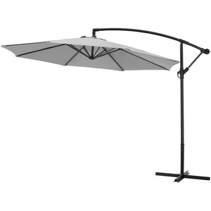 Lifeideas 3m Cantilever Garden Parasol with Cross Base