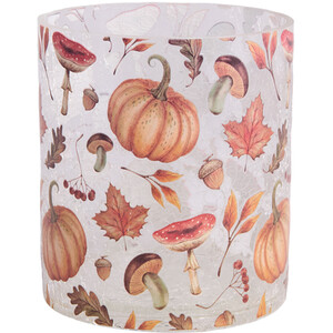Autumn Garden Crackle Hurricane