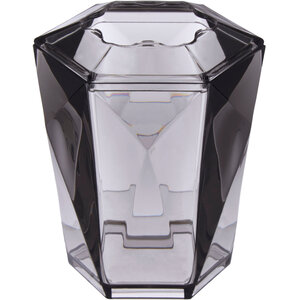 Dow Grey Acrylic Toothbrush Holder