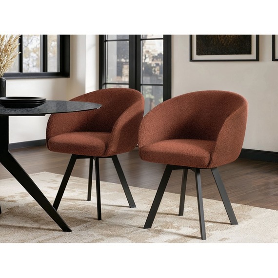Vito Brown Dining Chair Set of 2