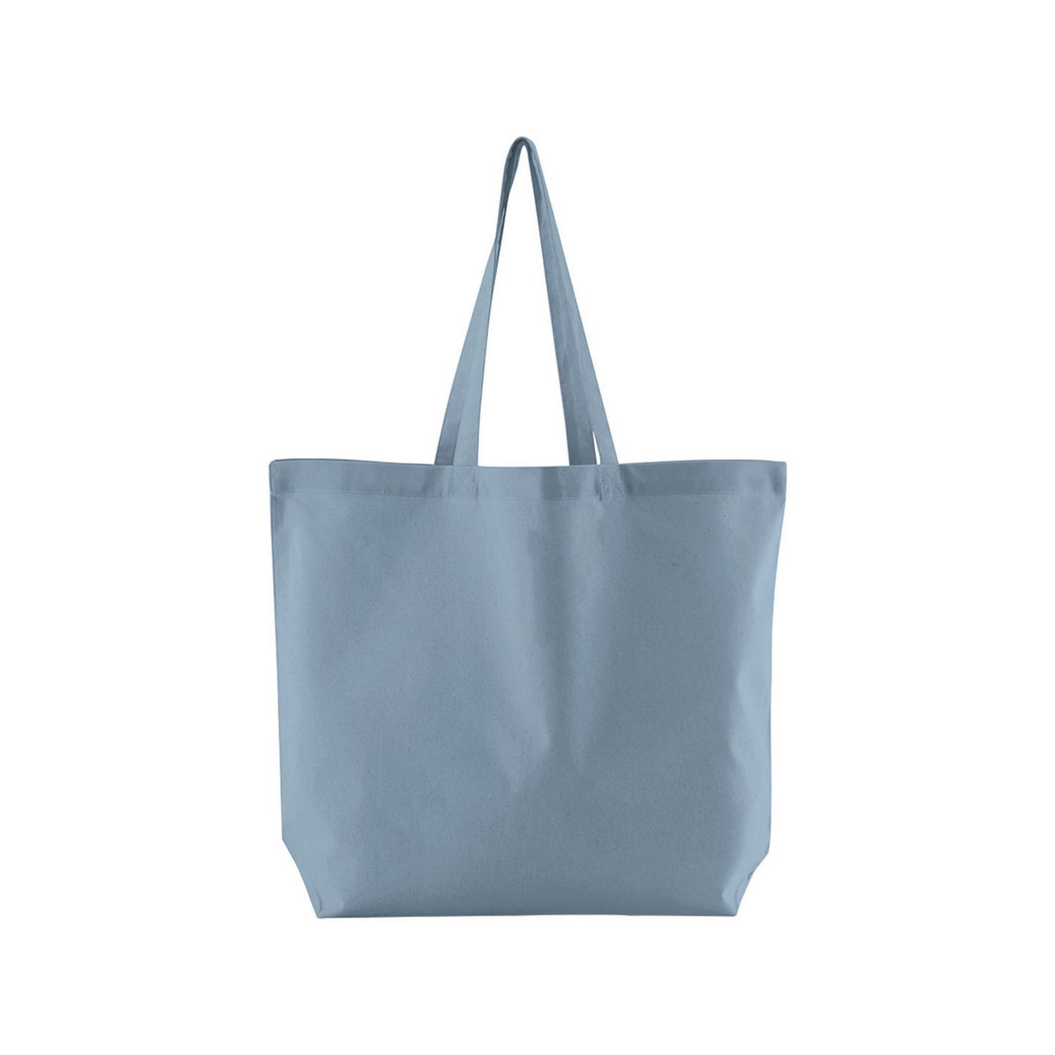 Westford Mill Organic Cotton Maxi Tote Bag - Dusty Blue / Cotton