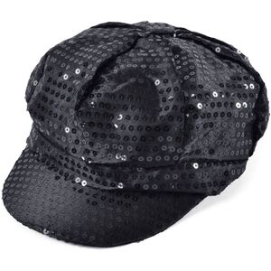 Bristol Novelty Unisex Adults 70s Sequin Cap