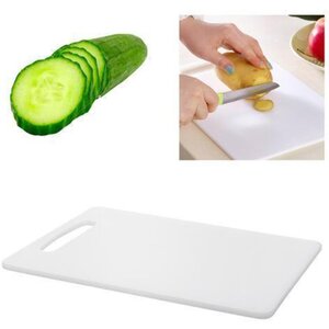 Professional Extra Large Plastic White Chopping Board 25x40.5cm