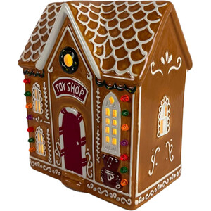 LED Gingerbread Toy Shop Decoration