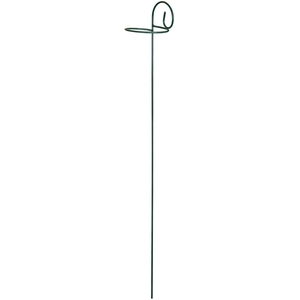 6 Pack of 12 x 38cm Dark Green Urban Metal Herbaceous Garden Plant Support Rings