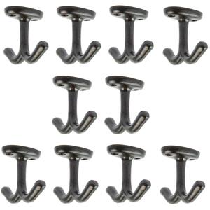 Double Ceiling Hook - W80mm x H60mm - Black - Pack of 10