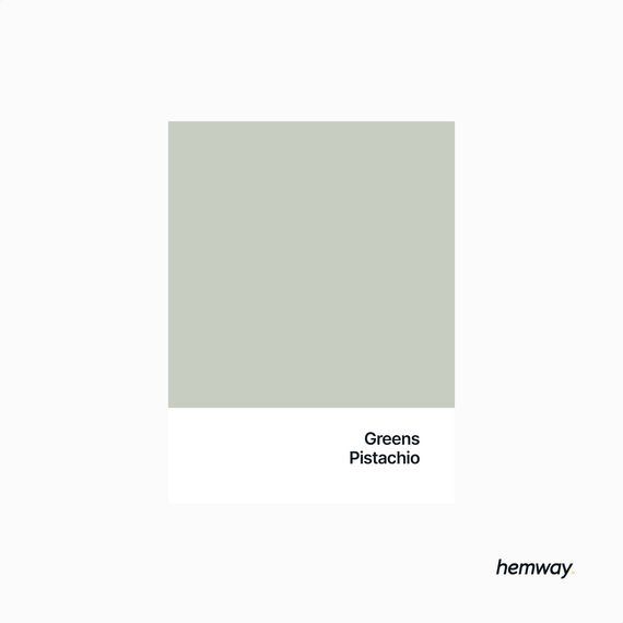 Hemway Chalk Paint Flat Matt Pistachio Green 1L