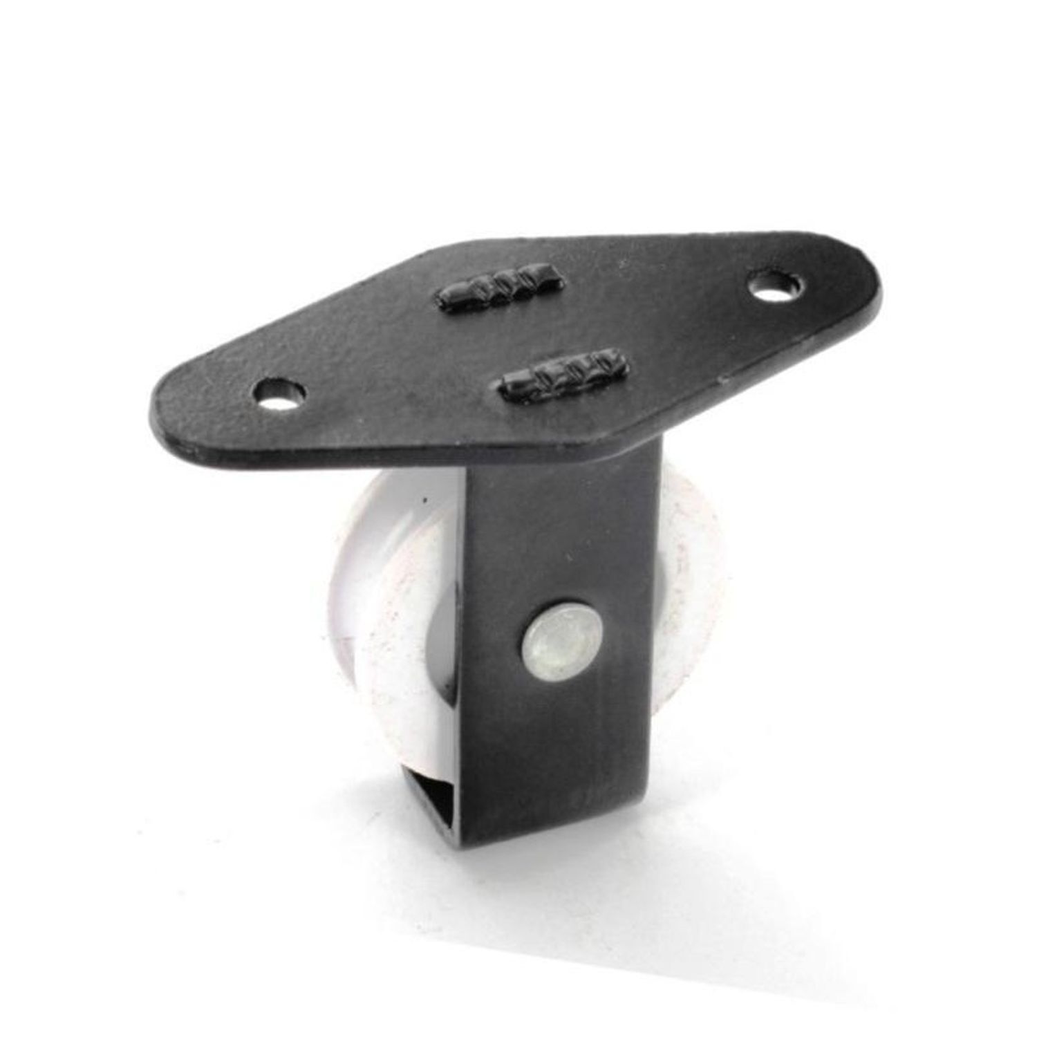 Securit Single Plate Pulley - Black/White