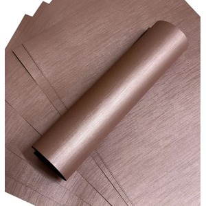20 Sheets of A4 Imitlin Rose Gold Silk Pearlescent Shimmer Paper 130gsm